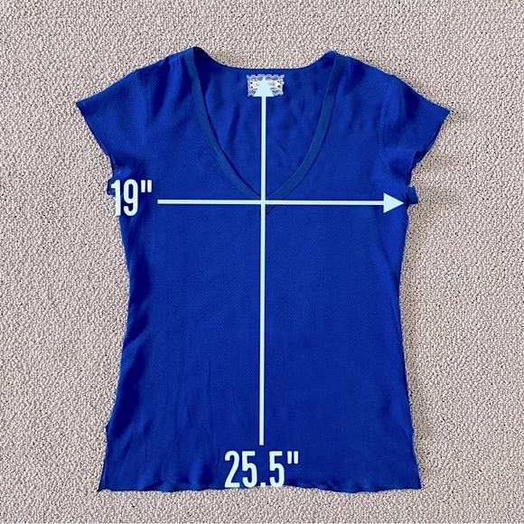 JOURNAL STANDARD🇯🇵 B.VINTAGE Rayon V-Neck Top - Picture 4 of 8